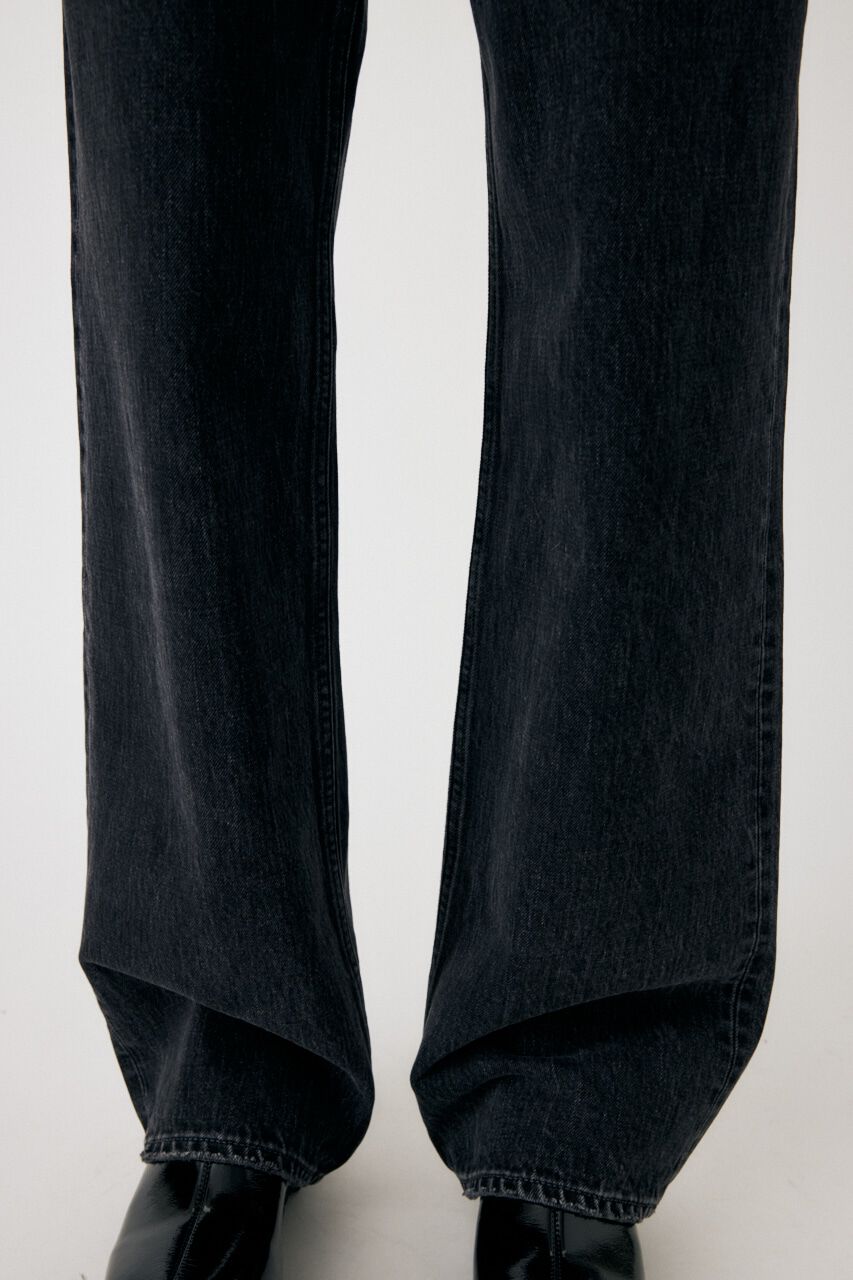 MOUSSY「90S LOWRISE BLK STRAIGHT」|デニム|