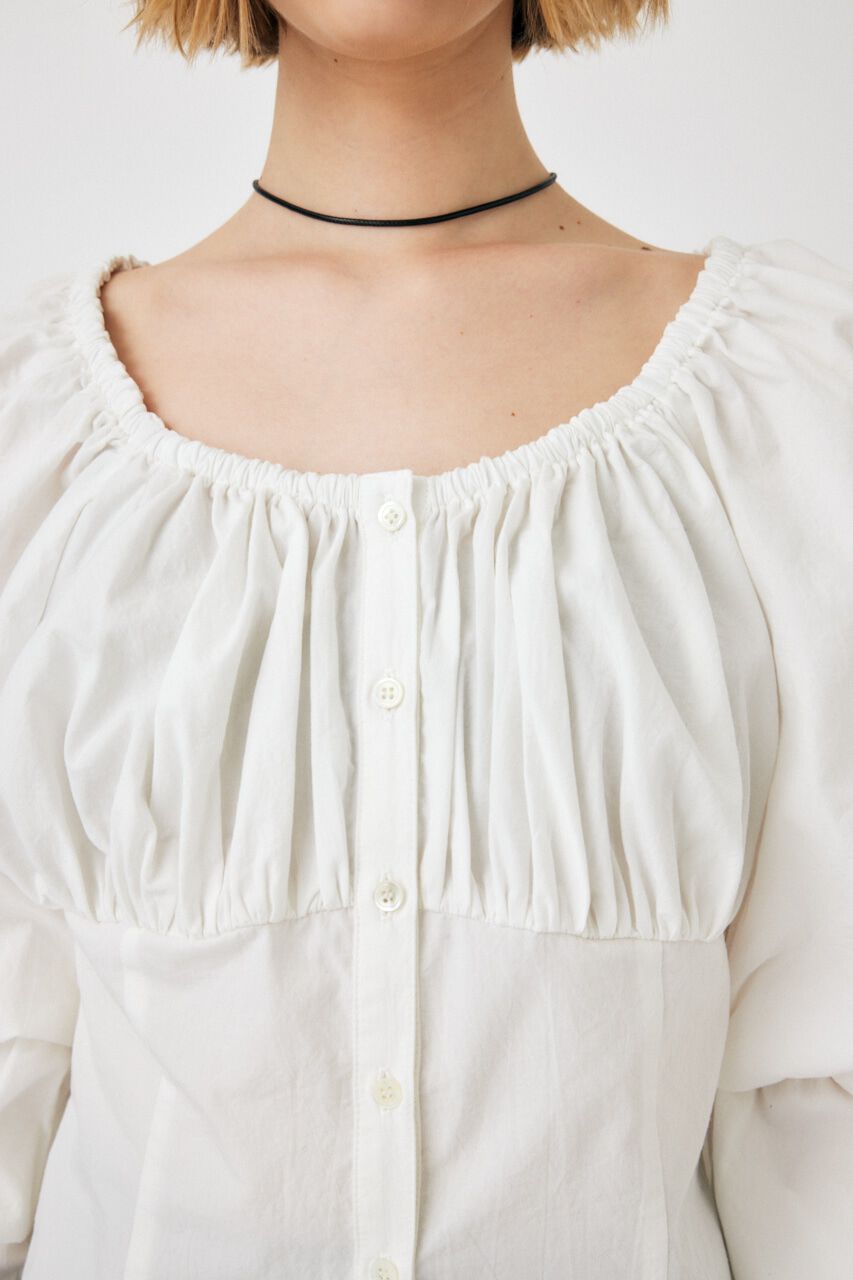 MOUSSY「VOLUME SLEEVE ブラウス」|シャツ・ブラウス|