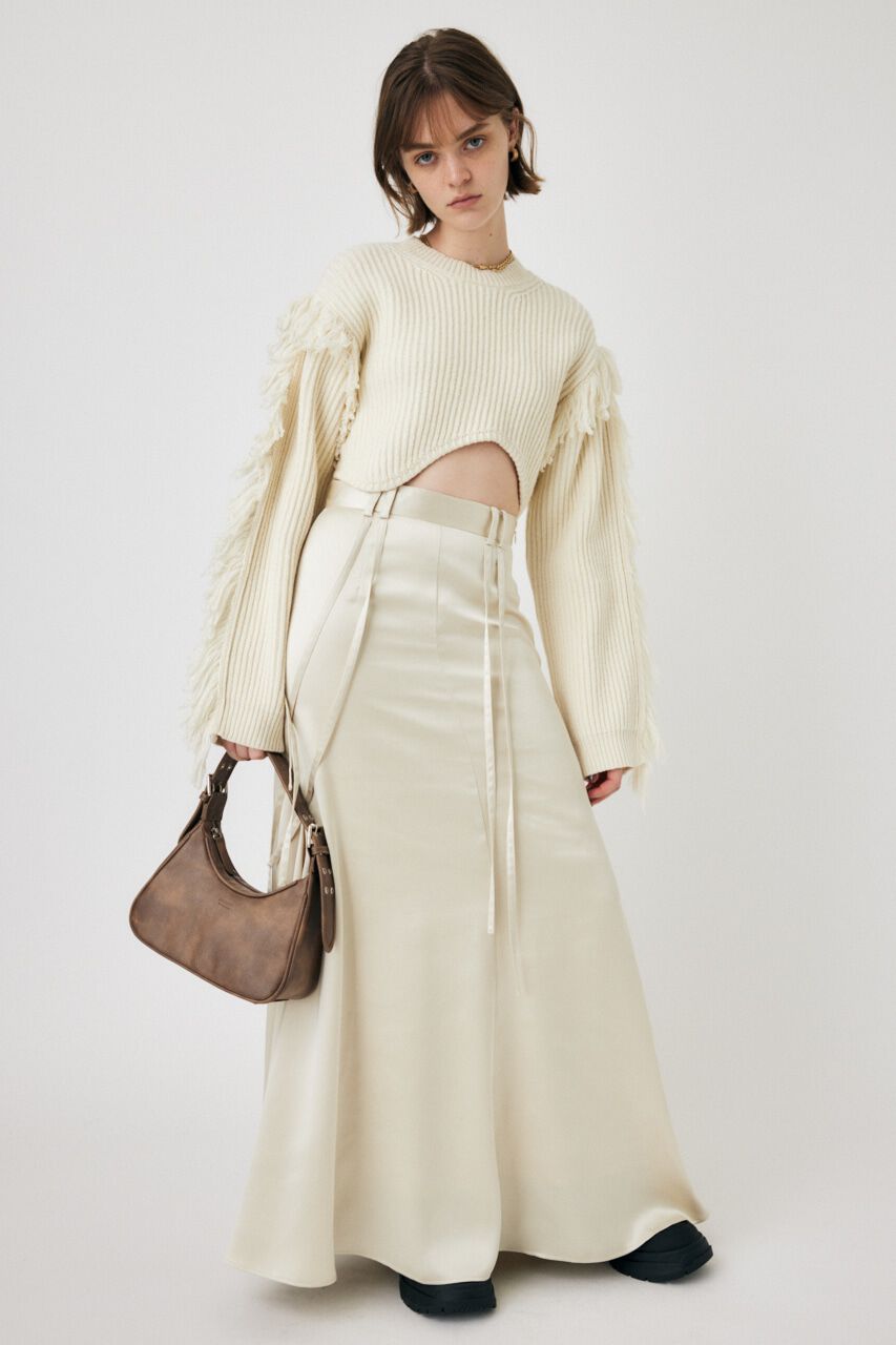 MOUSSY「SATIN FLARE スカート」|スカート|