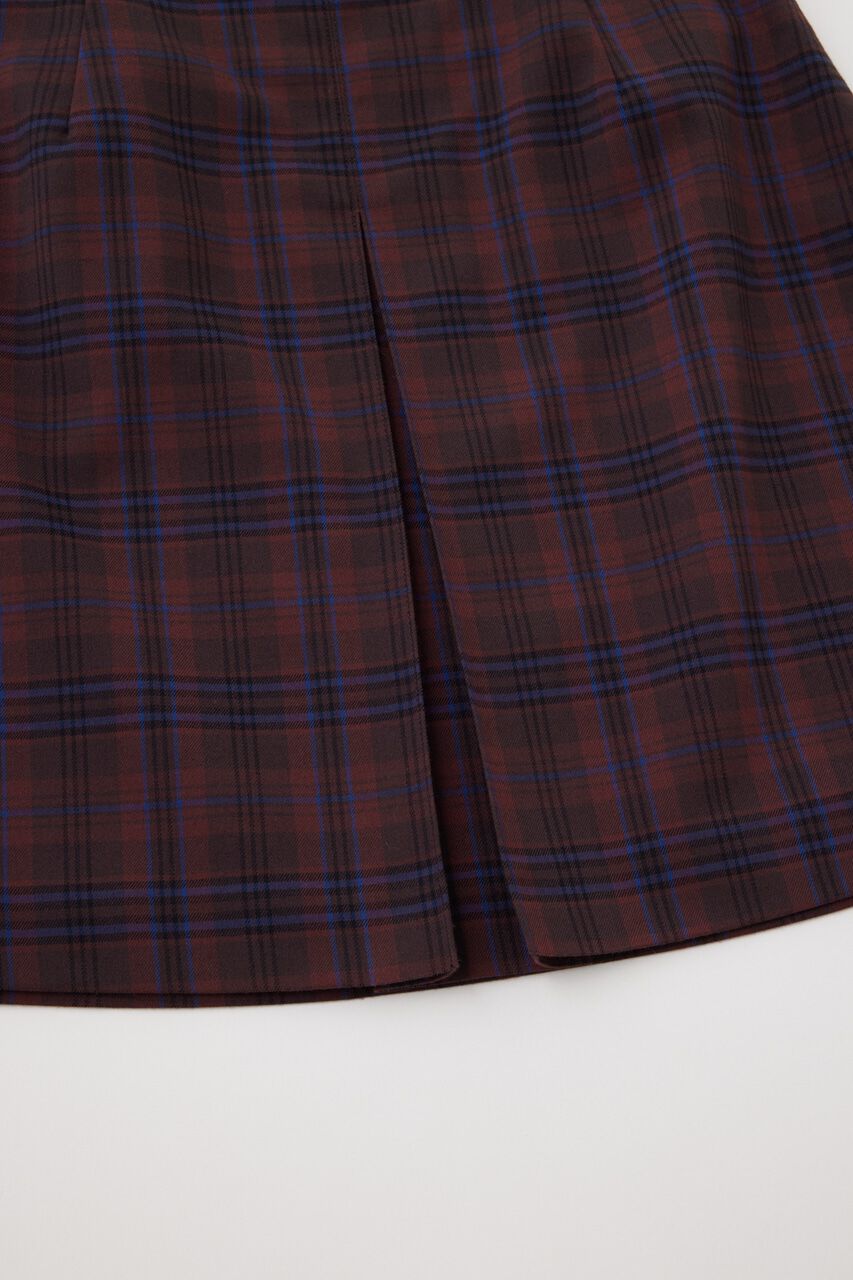 MOUSSY「FRONT TUCK CHECK スカート」|スカート|