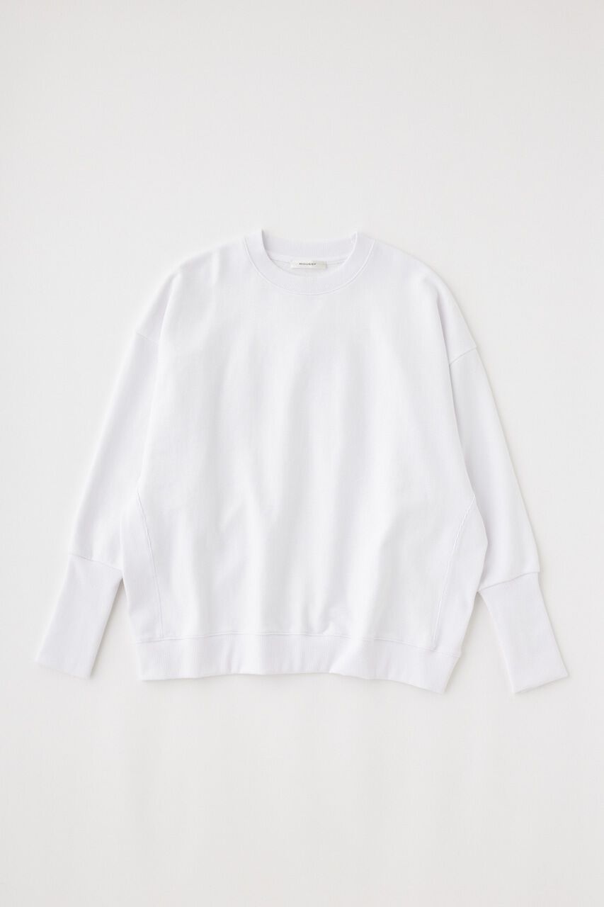 MOUSSY「BACK GATHER LOOSE スウェット」|パーカー|