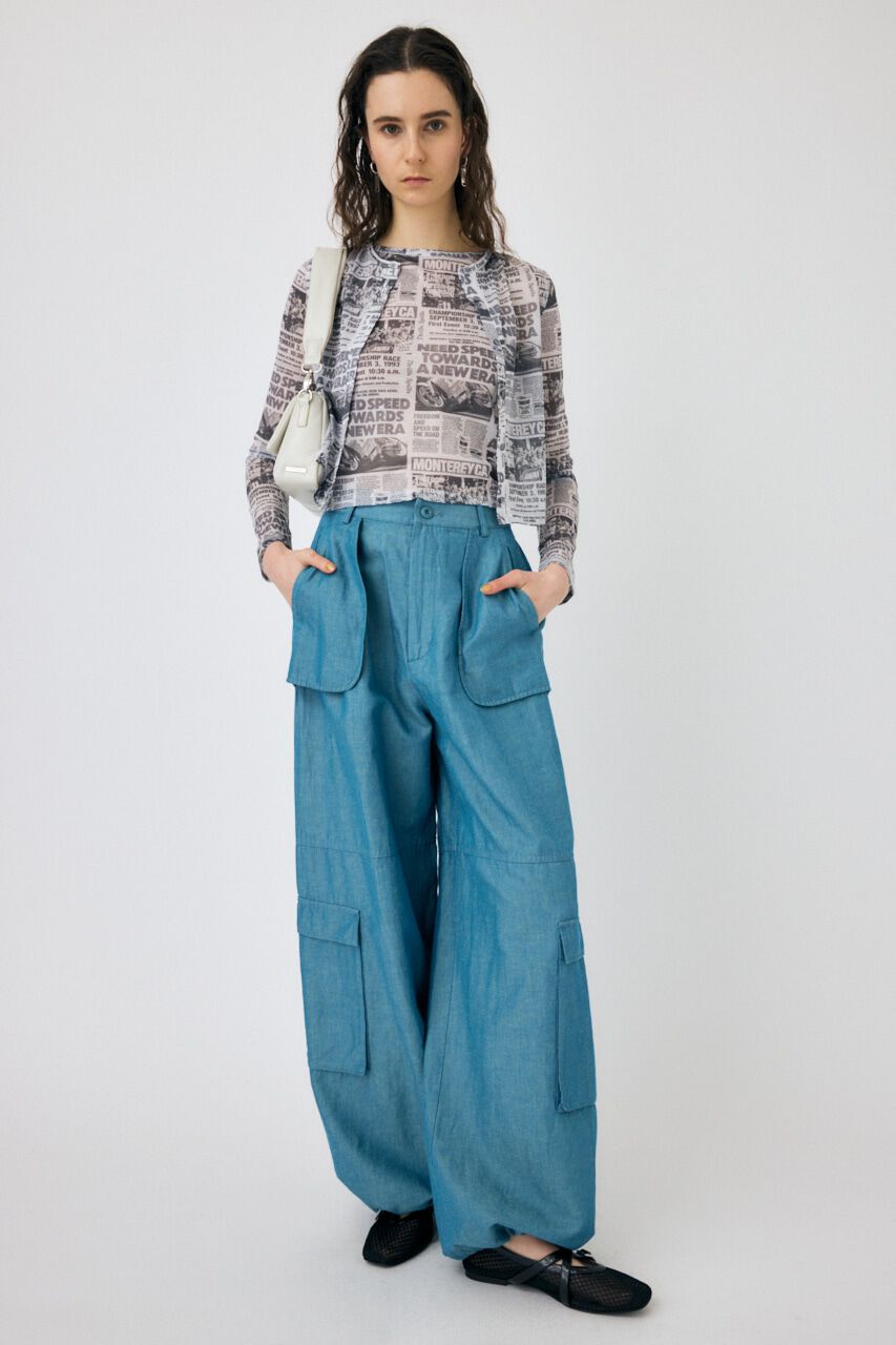 MOUSSY「OUT POCKET BAG カーゴパンツ」|その他|