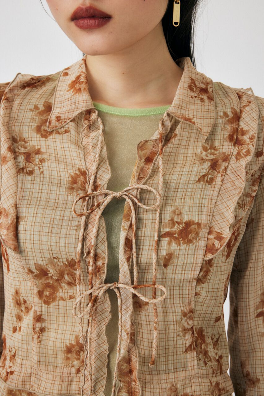 MOUSSY「CHIFFON MELLOW ブラウス」|シャツ・ブラウス|