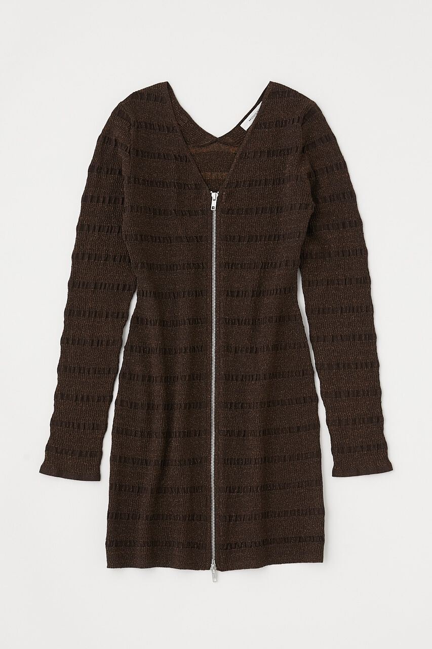 MOUSSY「OPEN STITCH KNIT MINI ドレス」|ワンピース|