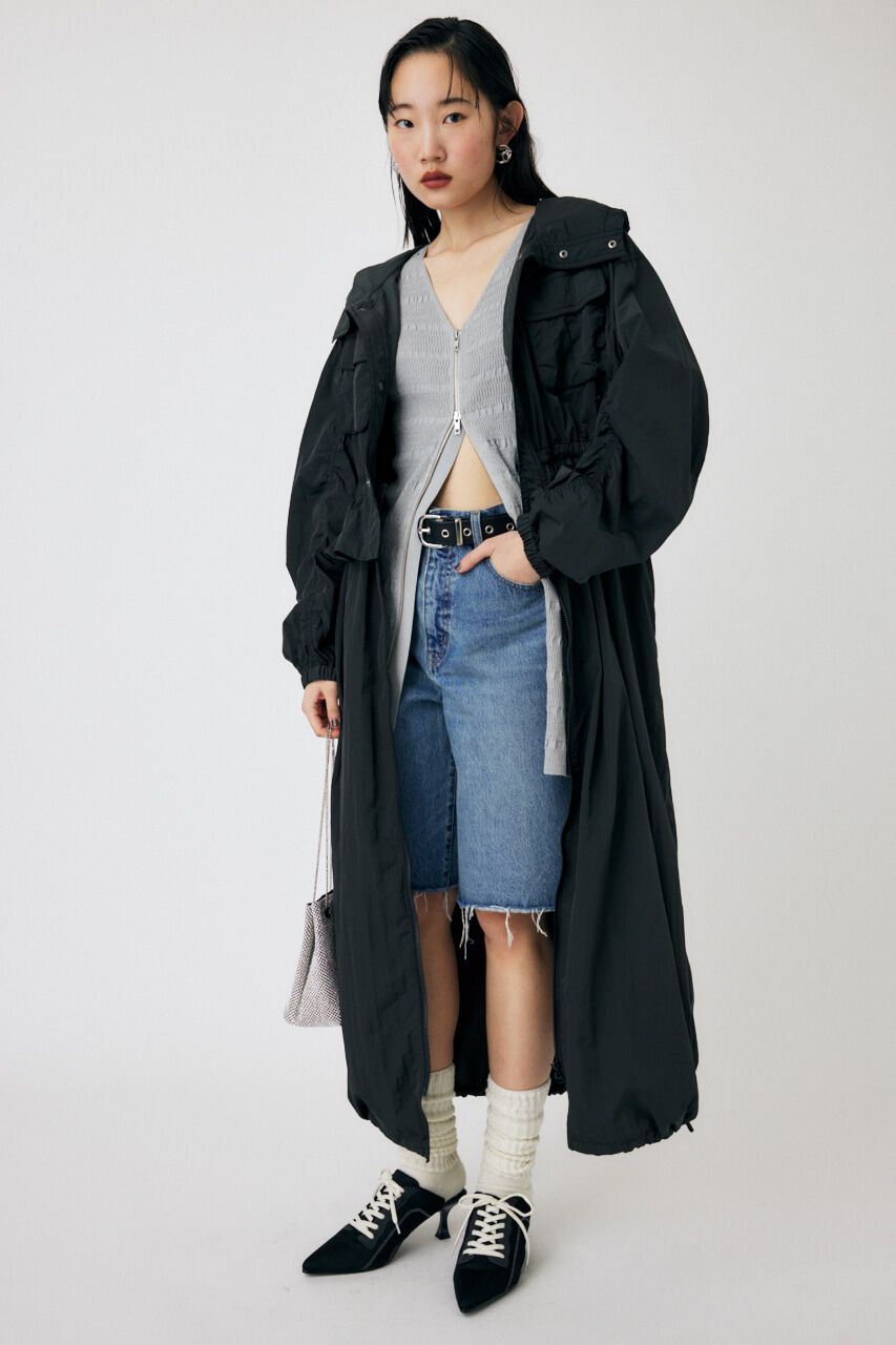 MOUSSY「OPEN STITCH KNIT MINI ドレス」|ワンピース|