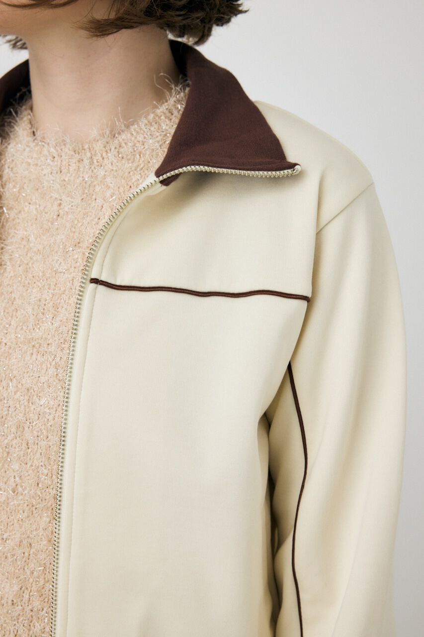 MOUSSY「PIPING TRACK ジャケット」|ブルゾン・スタジャン|