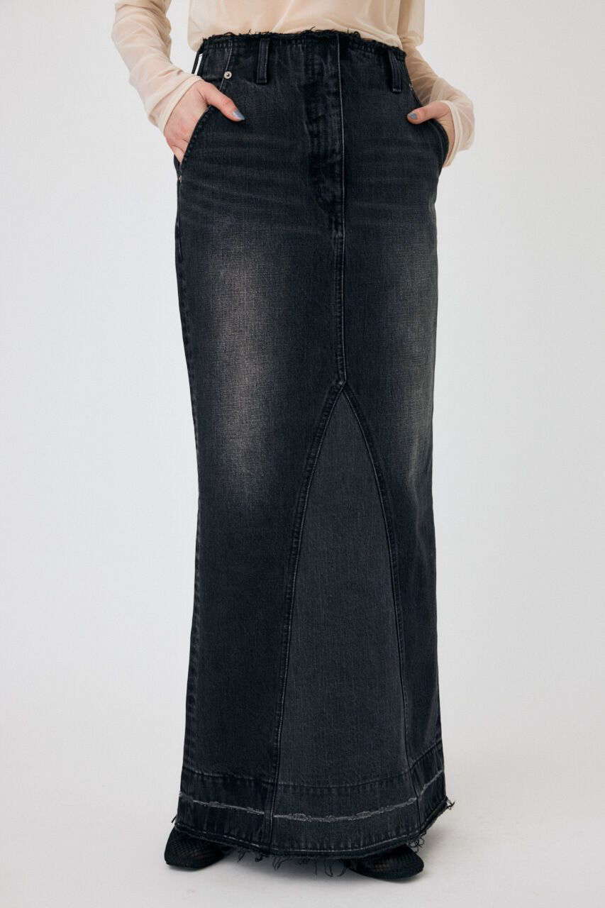MOUSSY「MERMAID DENIM LONG SKIRT」|スカート|