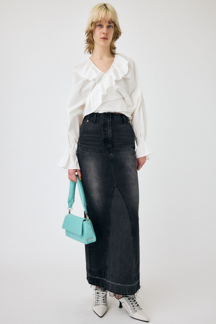 MOUSSY「MERMAID DENIM LONG SKIRT」|スカート|