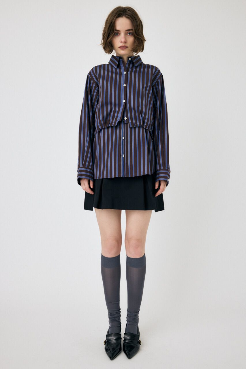 MOUSSY「LAYERED シャツ」|シャツ・ブラウス|