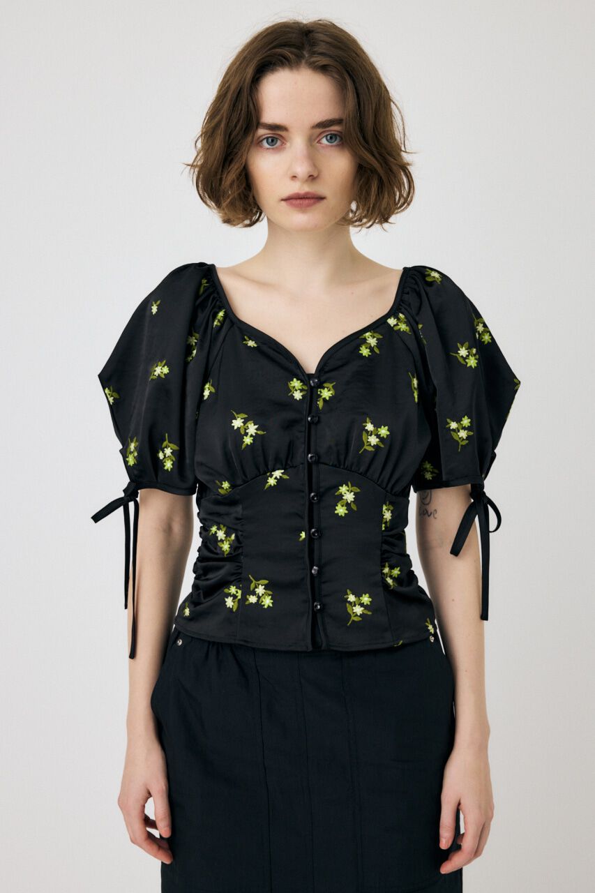 MOUSSY「BUTTERFLY SLEEVE ブラウス」|シャツ・ブラウス|