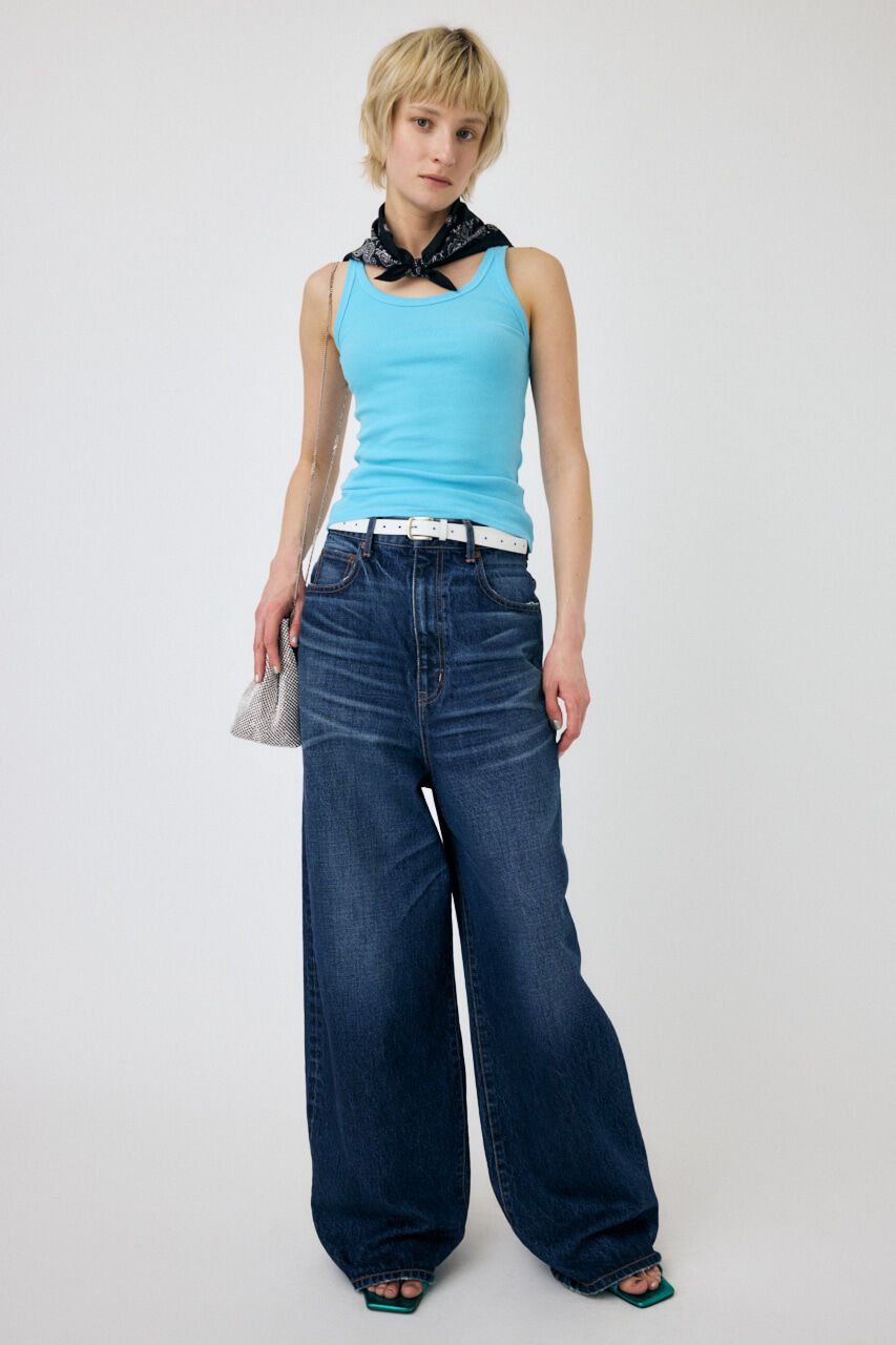 MOUSSY「LOW CROTCH BAGGY」|デニム|