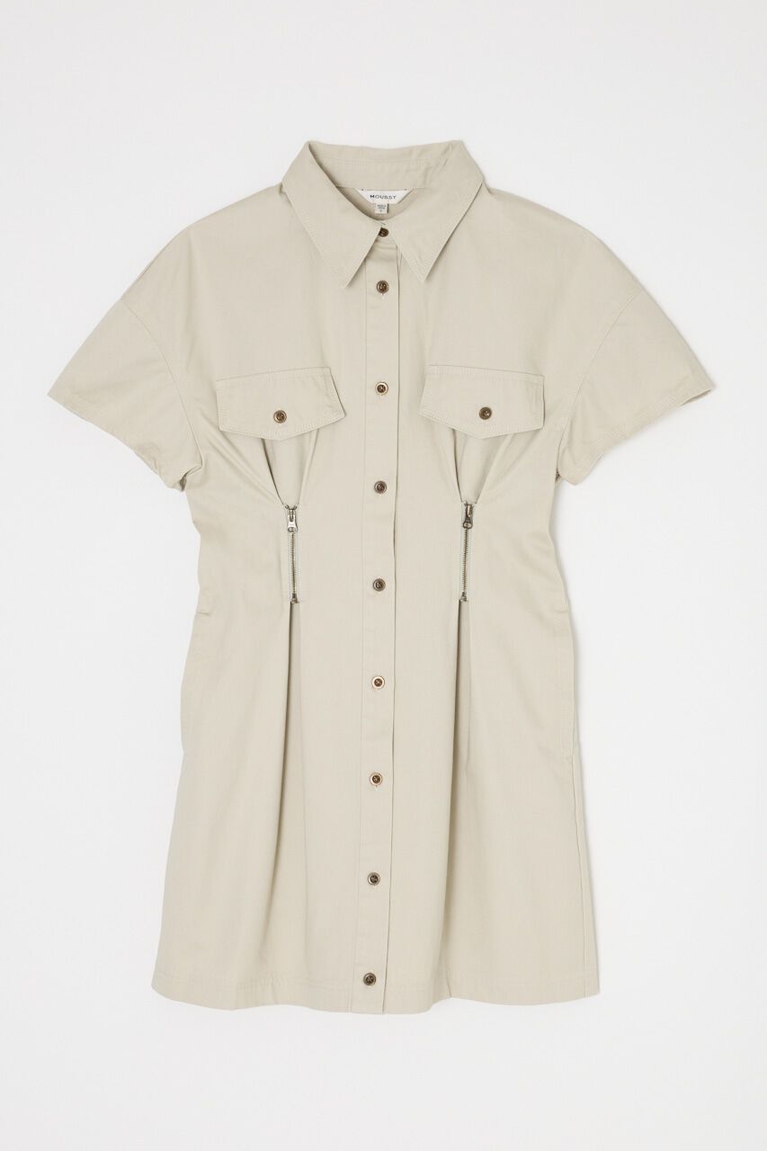 MOUSSY「WAIST ZIP UP ドレス」|ワンピース|