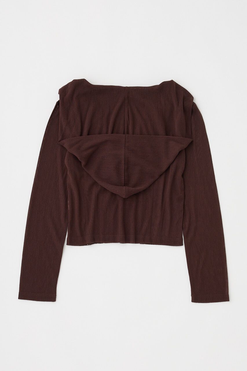 MOUSSY「SHEER CUT フーディ」|パーカー|