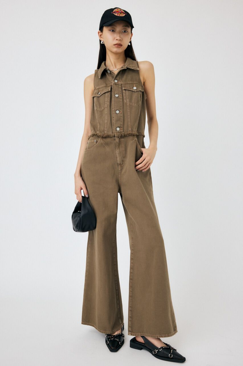 MOUSSY「SLEEVELESS REMAKE ジャンプスーツ」|その他|
