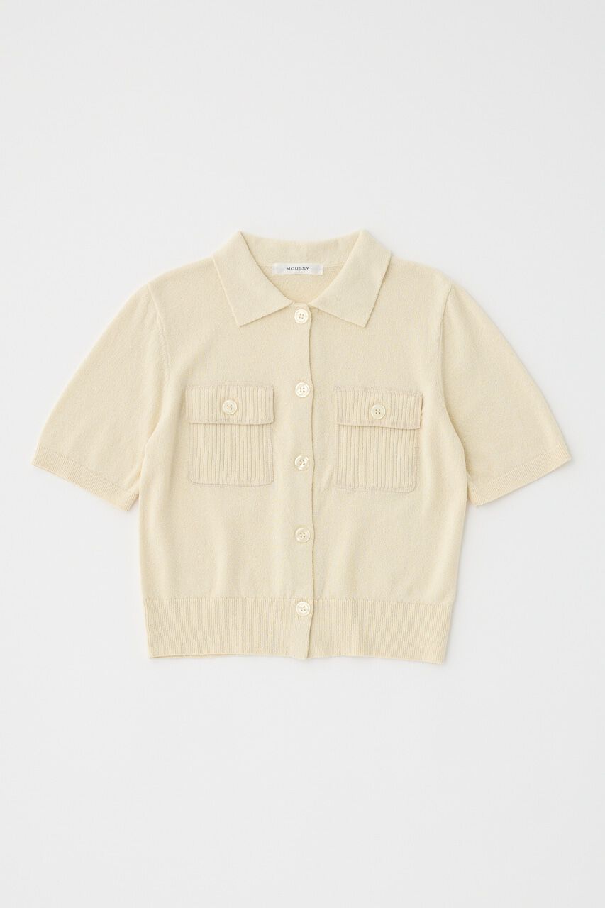 MOUSSY「OVERLOCK POCKET ニットシャツ」|ニット・セーター|IVOY3