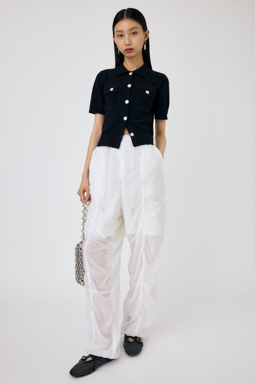 MOUSSY「OVERLOCK POCKET ニットシャツ」|ニット・セーター|