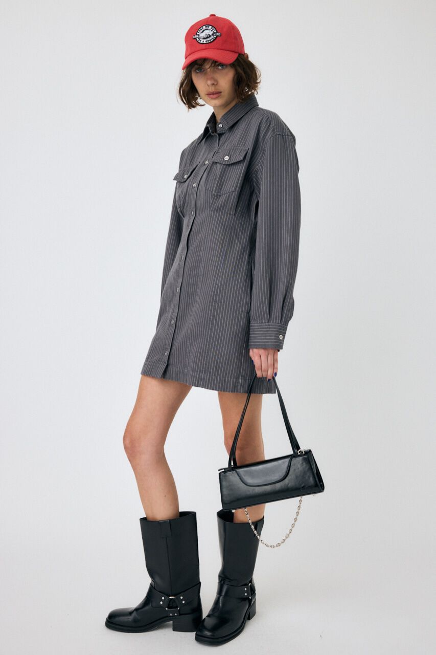 MOUSSY「WAIST TUCK ミニドレス」|ワンピース|