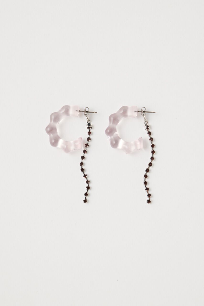 MOUSSY「JELLY HOOP イヤリング」|ピアス|PNK