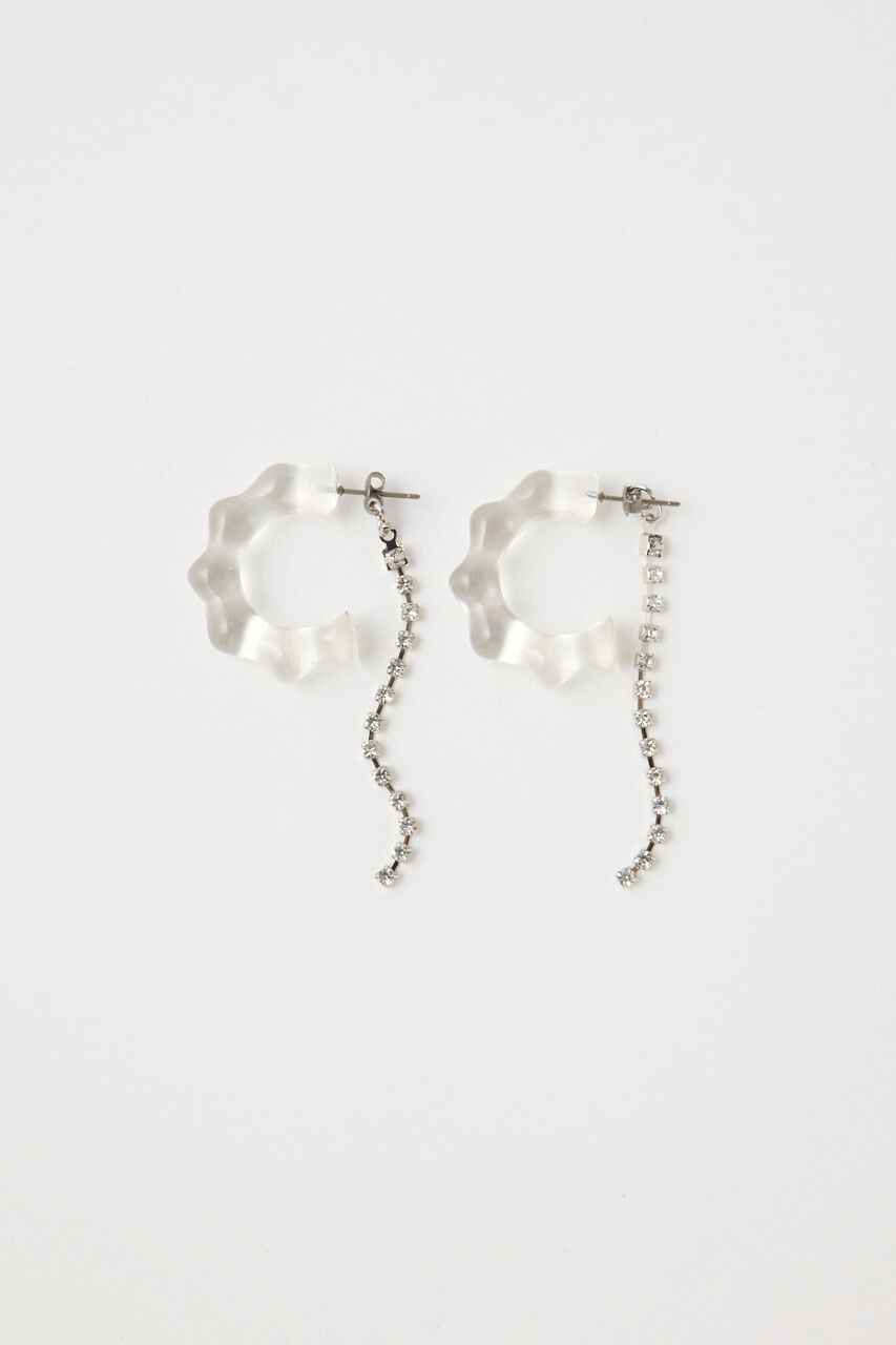 MOUSSY「JELLY HOOP イヤリング」|ピアス|CLR