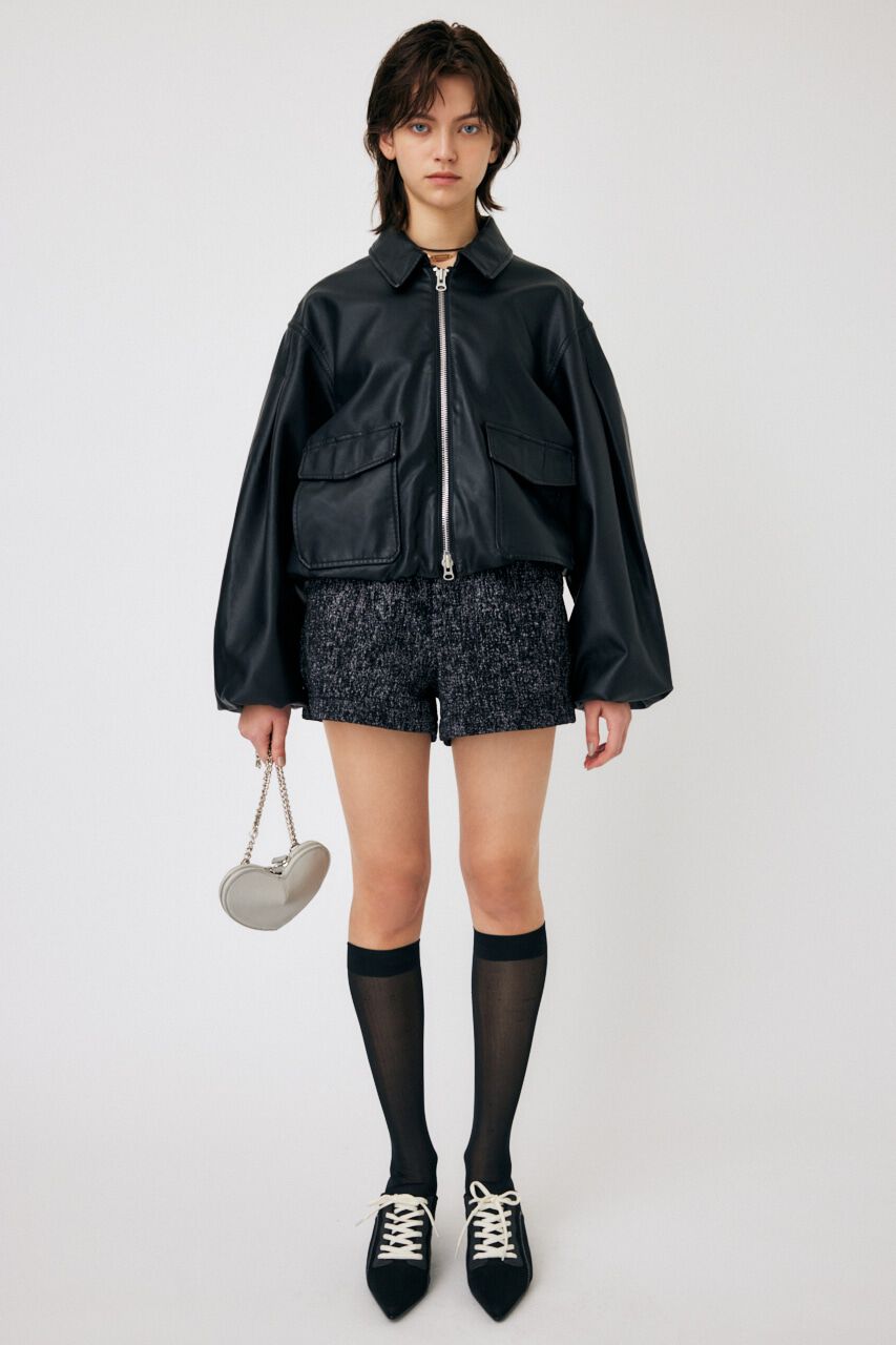 MOUSSY「HW TWEEDY SHORTS」|デニム|