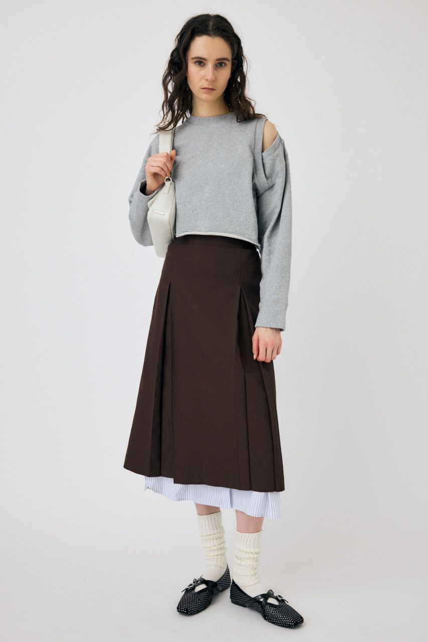 MOUSSY「LAYERED MIDI スカート」|スカート|