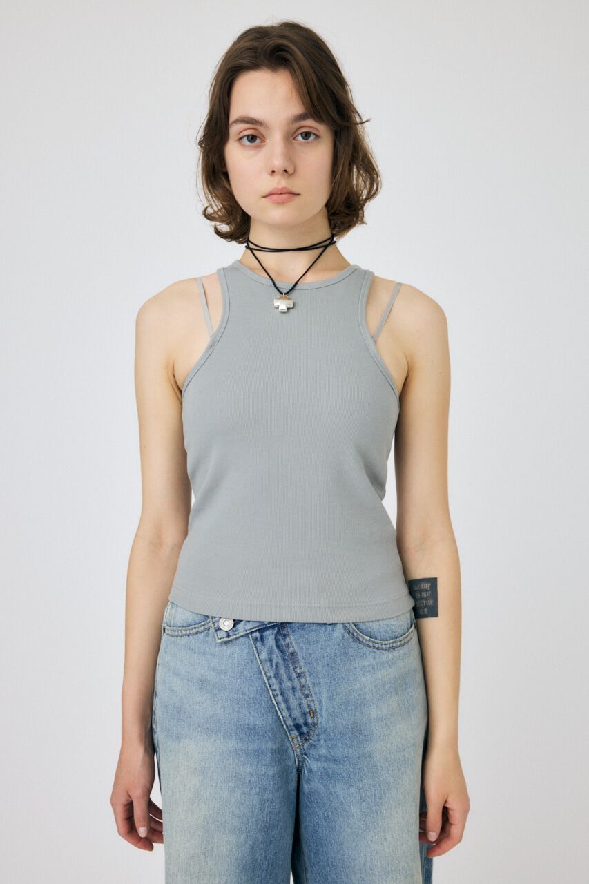 MOUSSY「STRAP MINIMAL タンク」|タンクトップ|