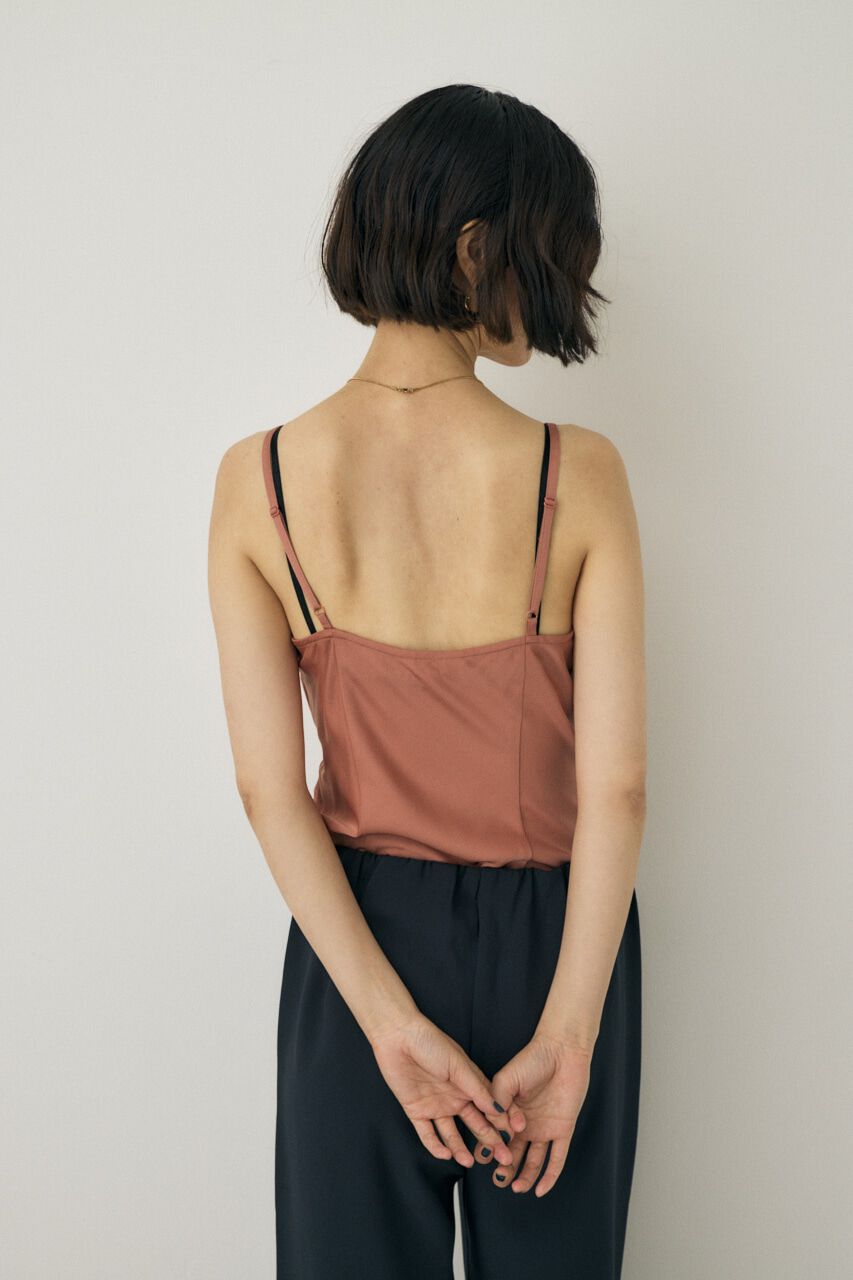 MOUSSY「サテンキャミソール　リサイクルポリエステル&times;レーヨン素材」|キャミソール|