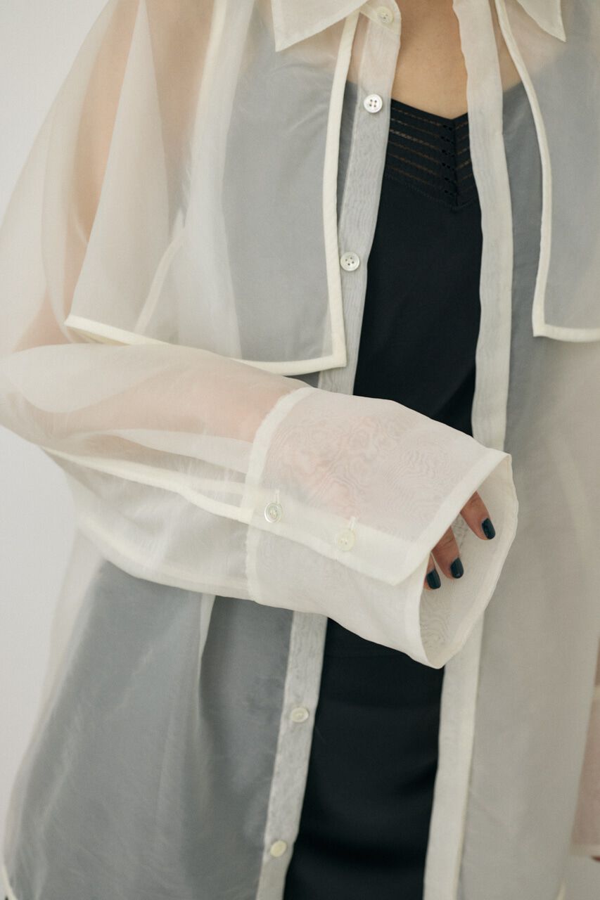 MOUSSY「ｼｰｽﾙｰｼｬﾂ ﾘｻｲｸﾙﾎﾟﾘｴｽﾃﾙ&times;ﾘｻｲｸﾙﾅｲﾛﾝ混ｵｰ 」|シャツ・ブラウス|