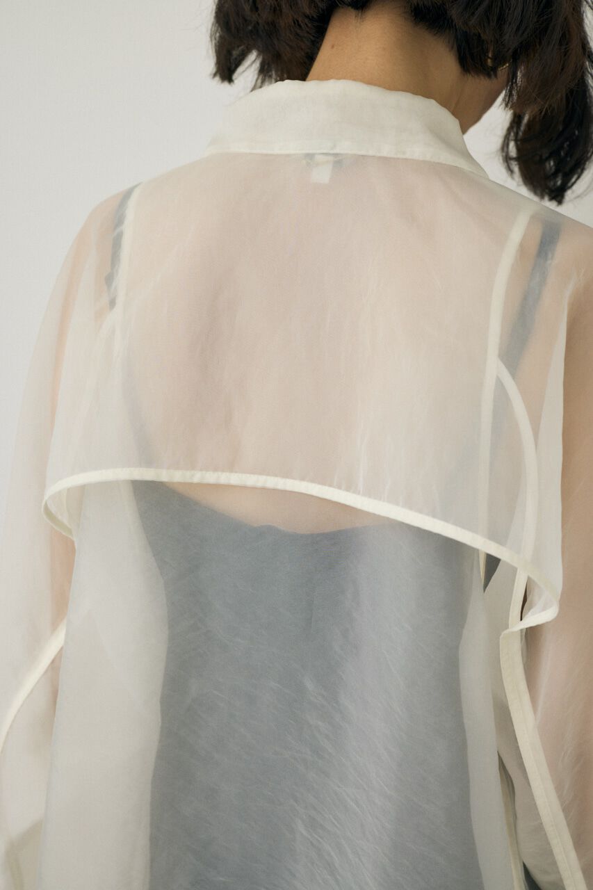 MOUSSY「ｼｰｽﾙｰｼｬﾂ ﾘｻｲｸﾙﾎﾟﾘｴｽﾃﾙ&times;ﾘｻｲｸﾙﾅｲﾛﾝ混ｵｰ 」|シャツ・ブラウス|