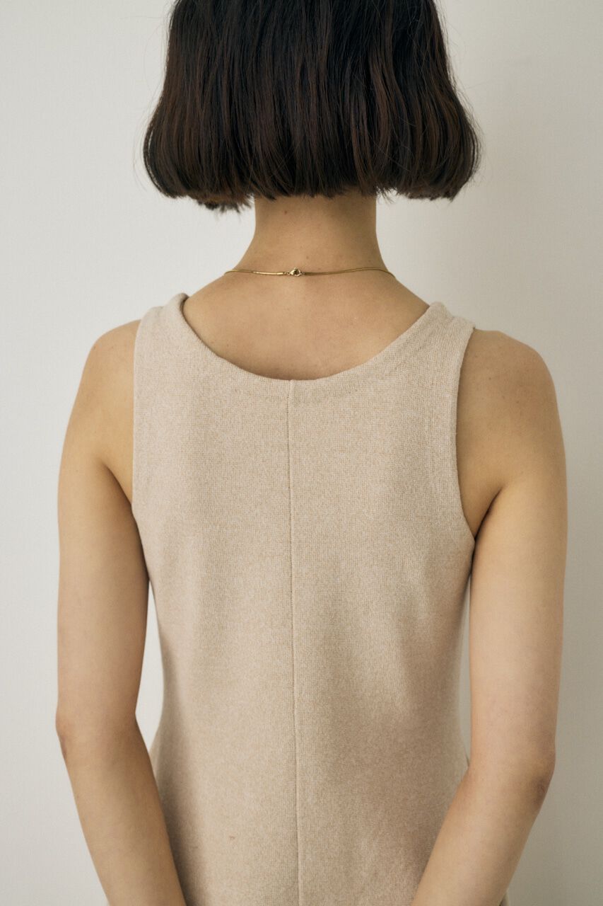 MOUSSY「ノースリーブニットワンピース　オーガニックコットン使用」|ワンピース|