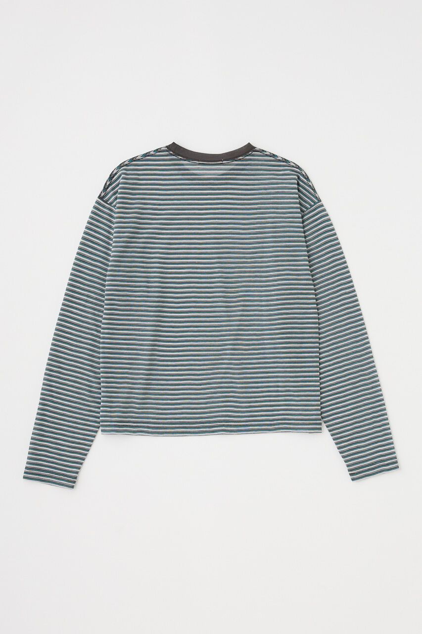 MOUSSY「SHEER BORDER ロンT」|Tシャツ・カットソー|