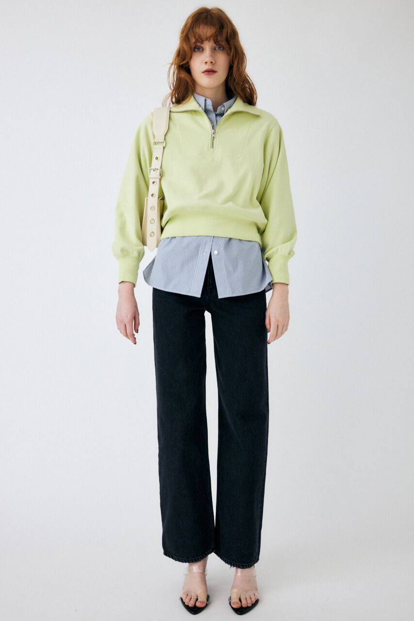 MOUSSY「HW 90S ブラックストレートデニム」|デニム|