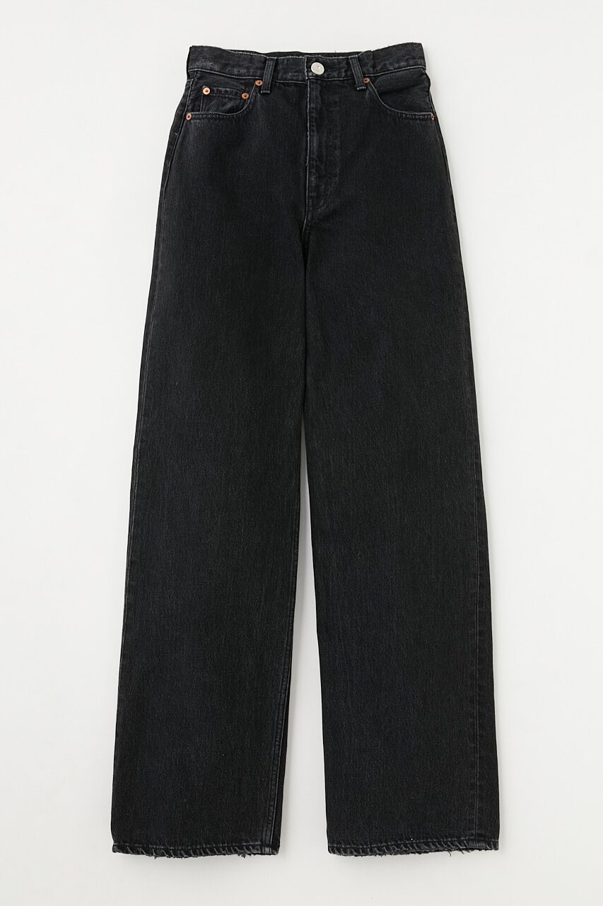 MOUSSY「HW 90S ブラックストレートデニム」|デニム|