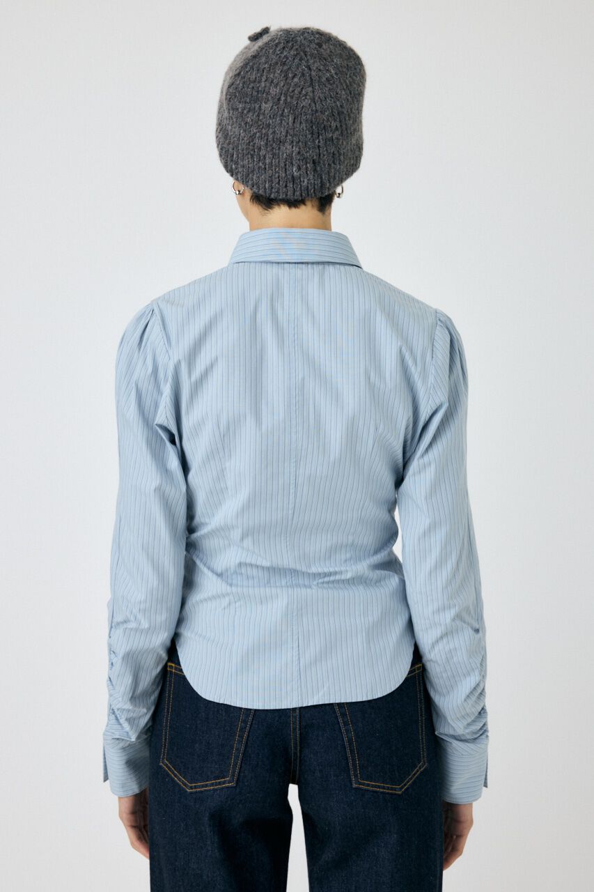 MOUSSY「ZIP UP WAIST SHAPE シャツ」|シャツ・ブラウス|