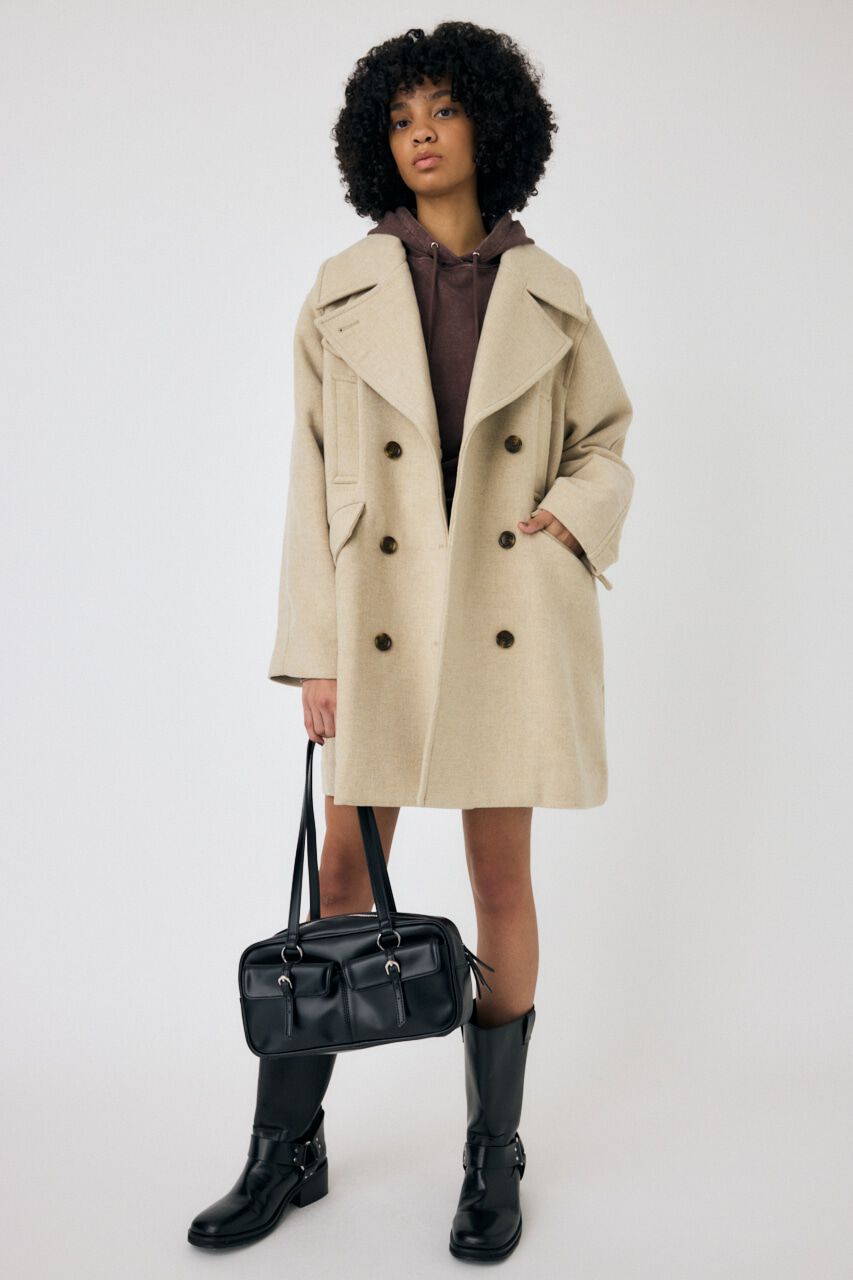 MOUSSY「DOUBLE BREASTED ミドルコート」|その他|