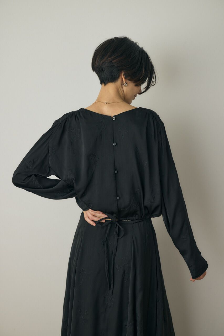 MOUSSY「花柄刺繍ブラウス リサイクルポリエステル使用」|シャツ・ブラウス|