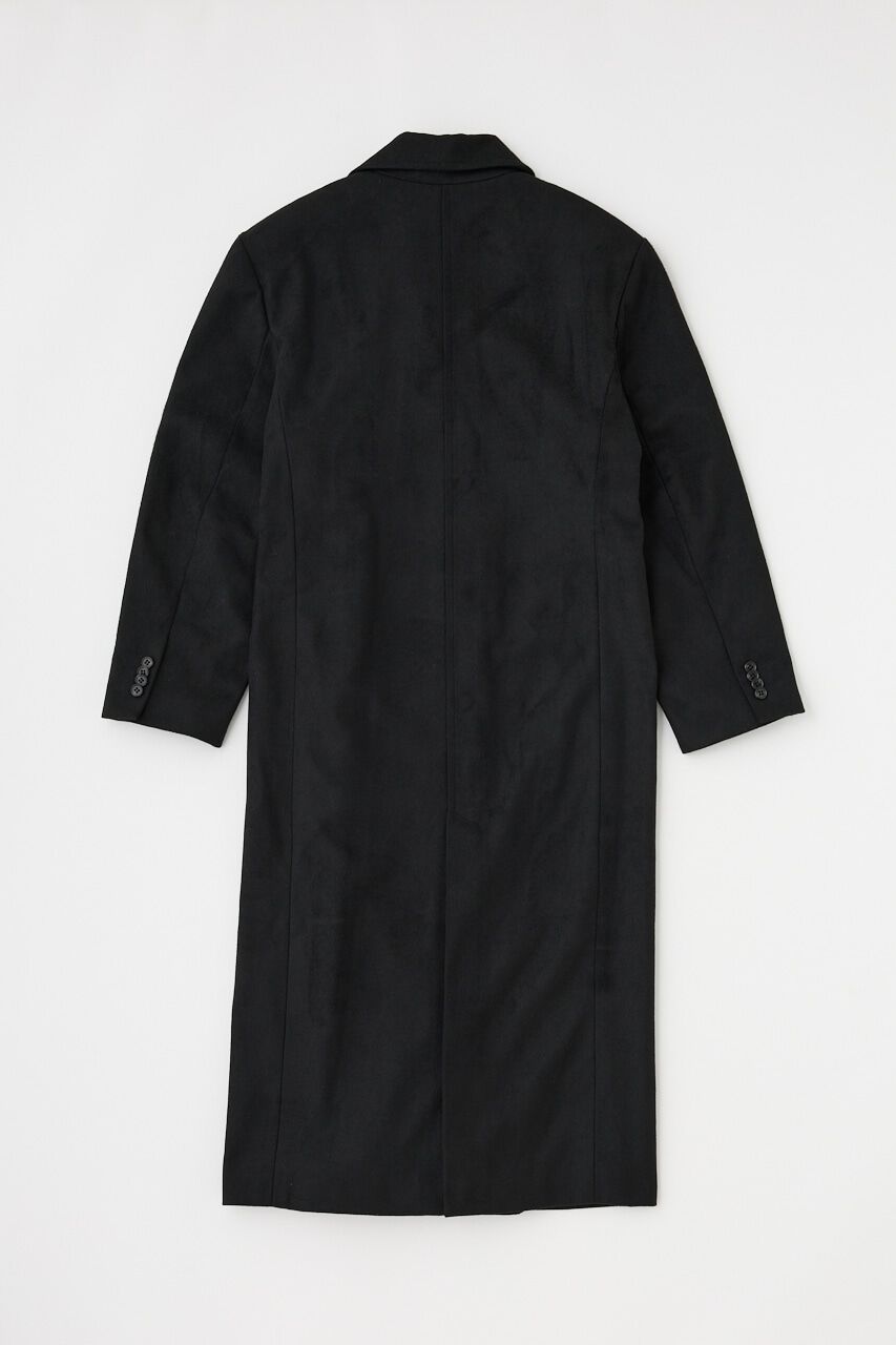 MOUSSY「テーラードロングコート リサイクルポリエステル&times;ウール混」|その他|