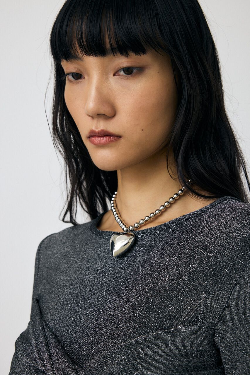 MOUSSY「BIG HEART ネックレス」|ネックレス|SLV