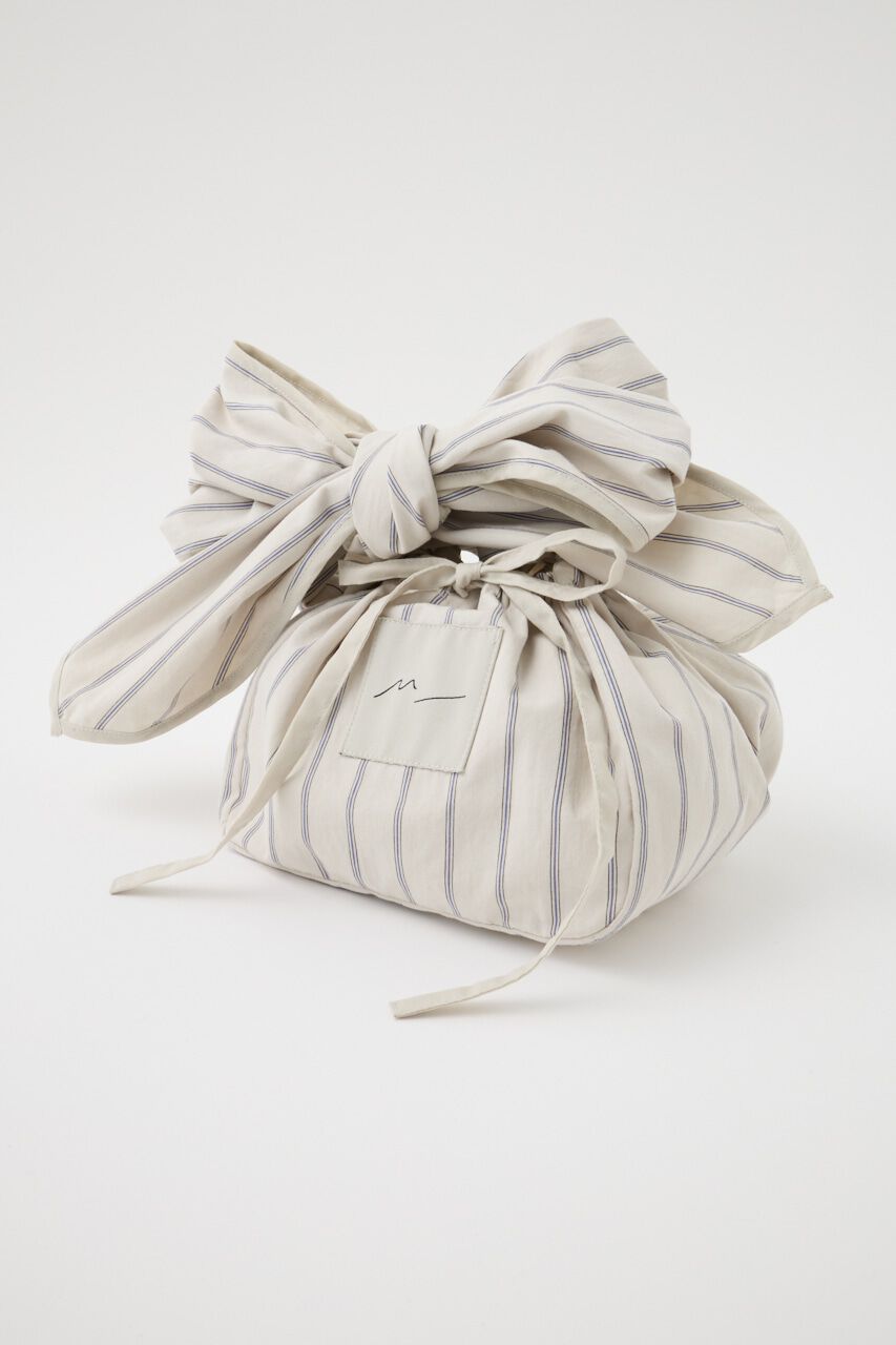 MOUSSY「ストライプ巾着ミニバッグ　オーガニックコットン使用」|その他|