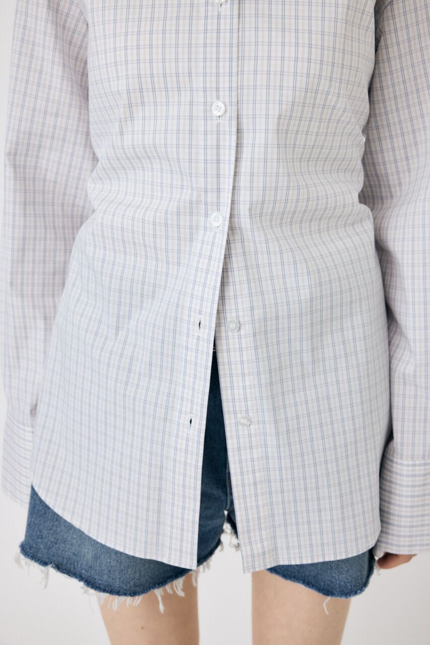 MOUSSY「WAIST TIE OVER シャツ」|シャツ・ブラウス|