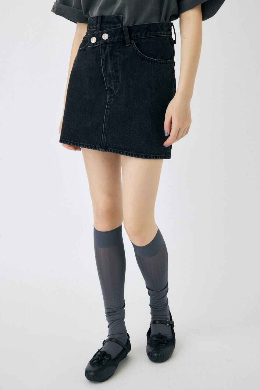 MOUSSY「CROSS WAIST ミニスカート」|スカート|