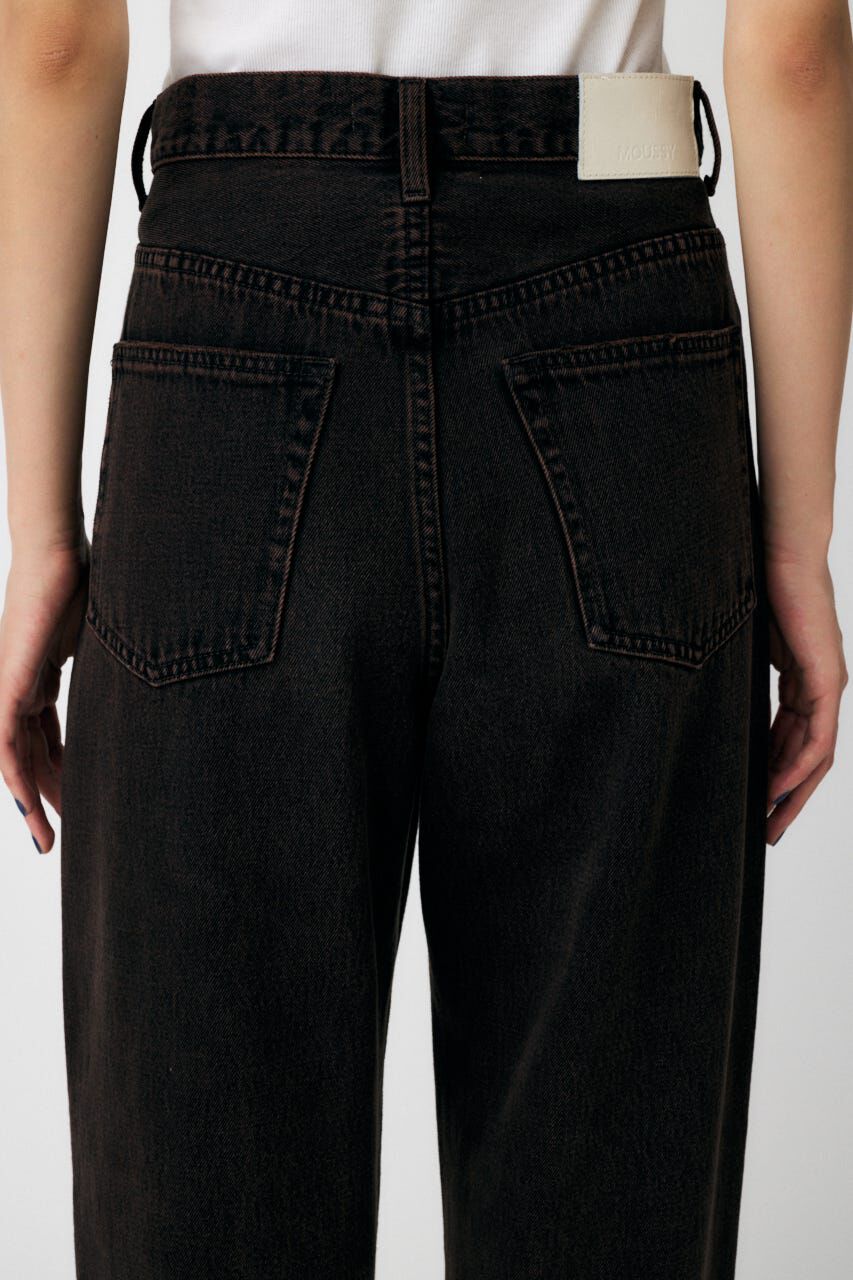 MOUSSY「MIDRISE LOOSE テーパード」|デニム|