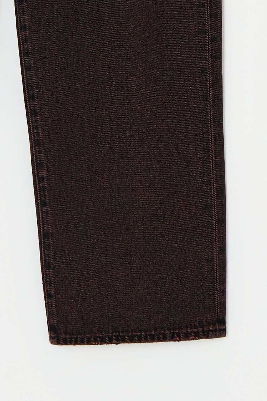 MOUSSY「MIDRISE LOOSE テーパード」|デニム|