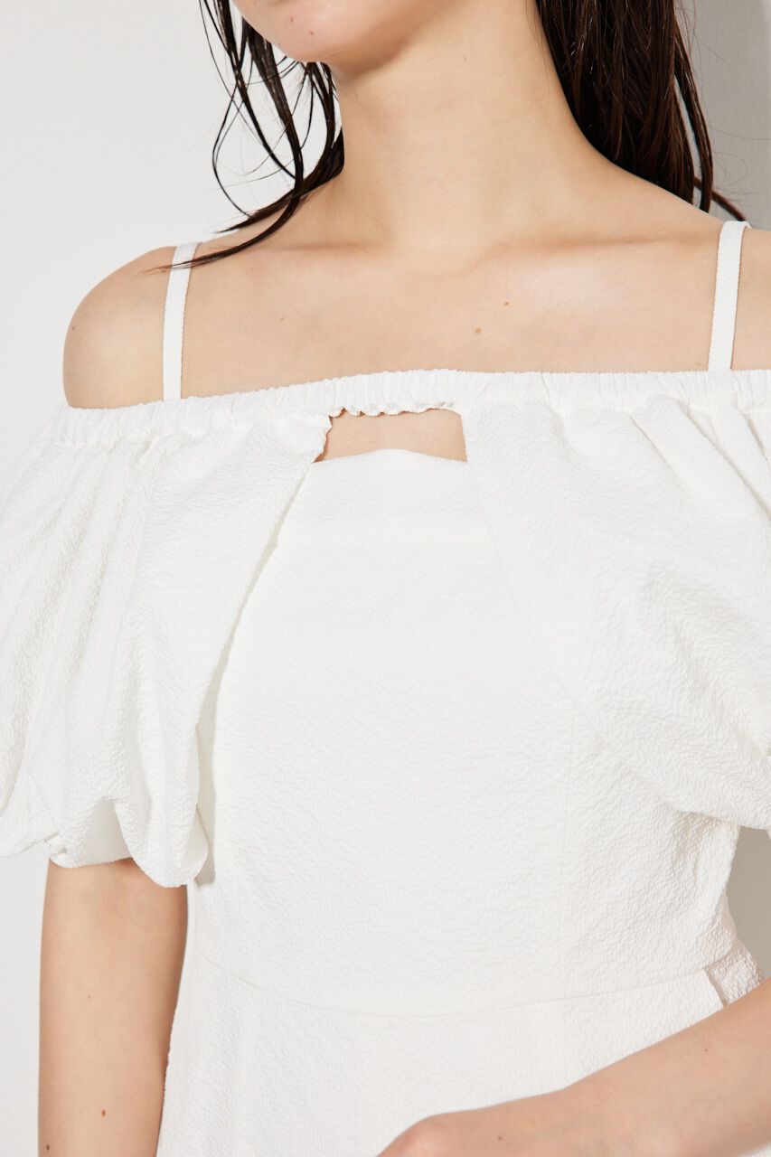 rienda「オフショルレイヤードキャミOP」|ワンピース|