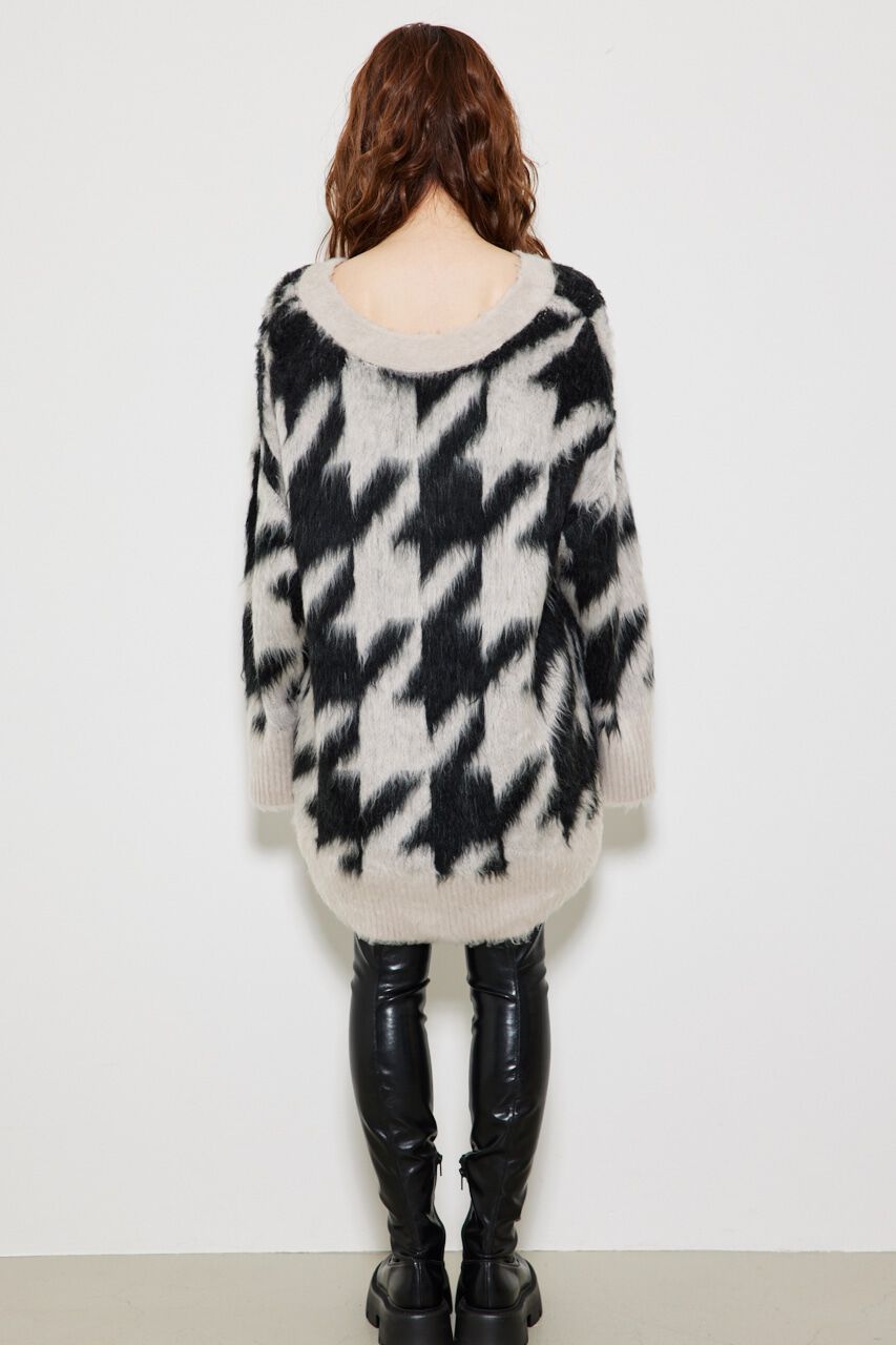 rienda「2WAYロングシャギーKnit CD」|カーディガン|