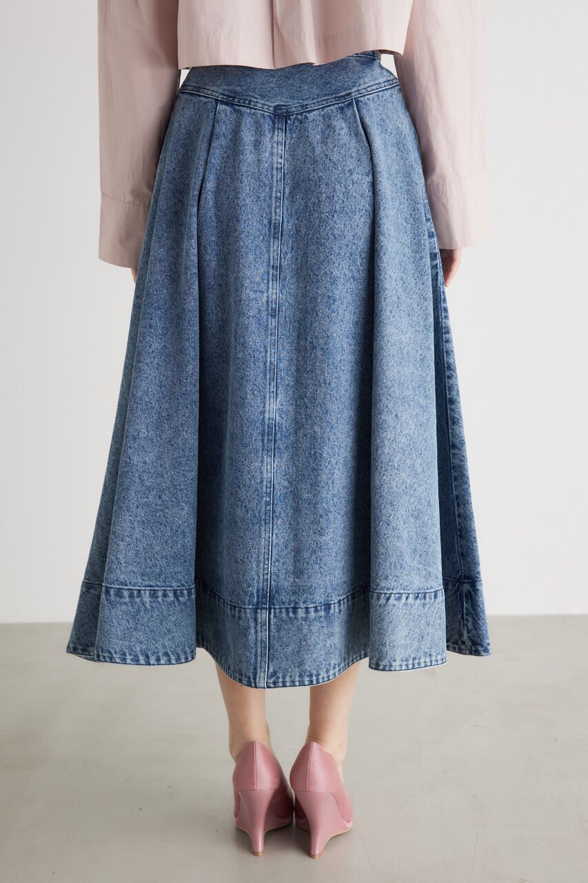 rienda「ターンBELTJ/Wフレア SK」|スカート|