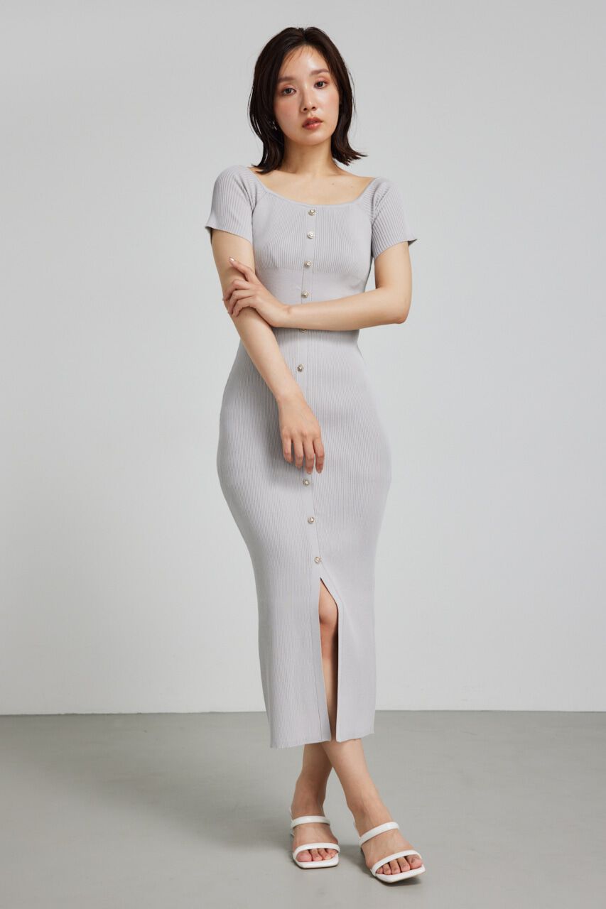 rienda「ビスチェセットタイトニットワンピース」|ワンピース|