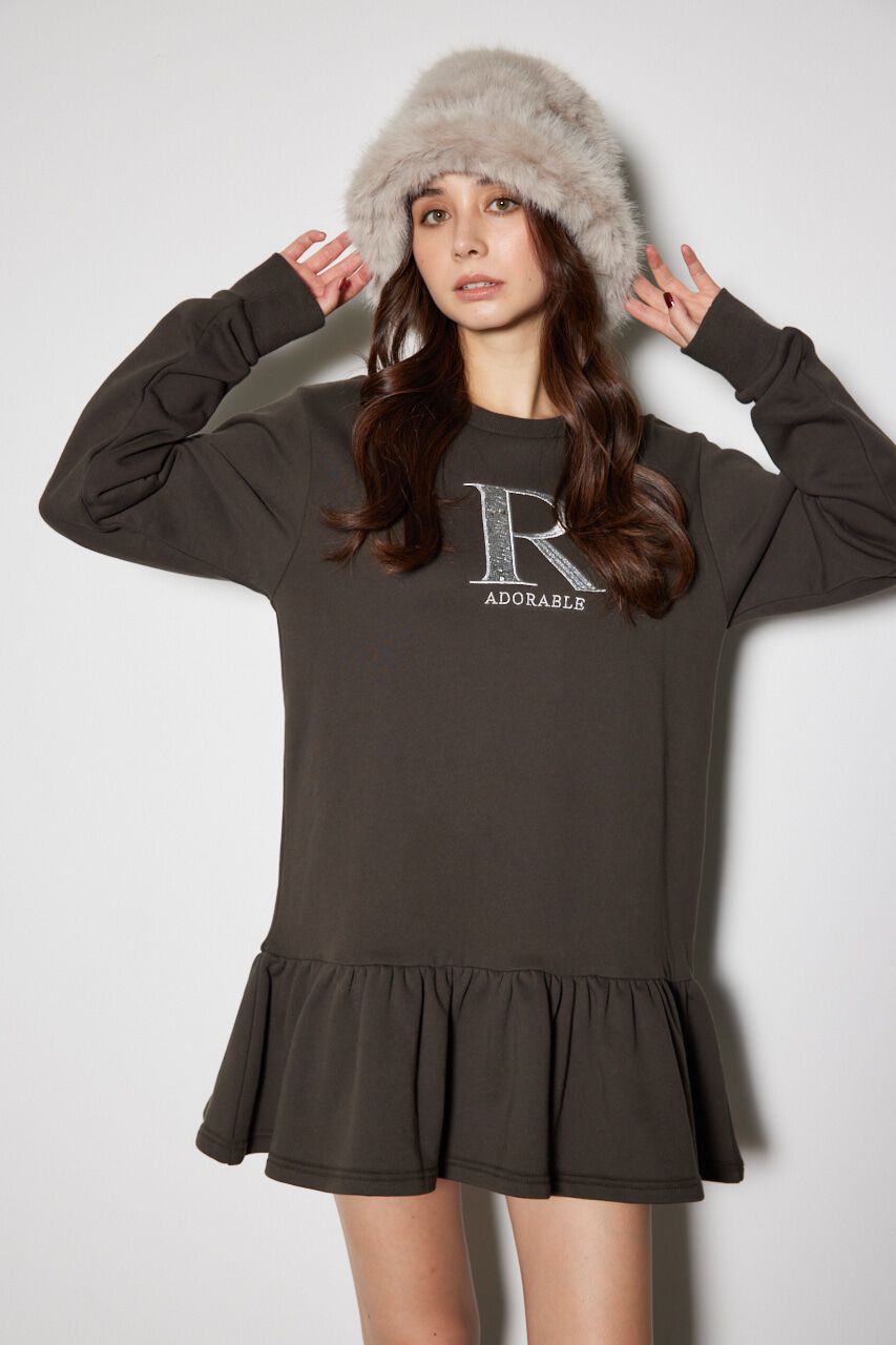 rienda「ティアードフリルスウェットミニワンピース」|ワンピース|KHA