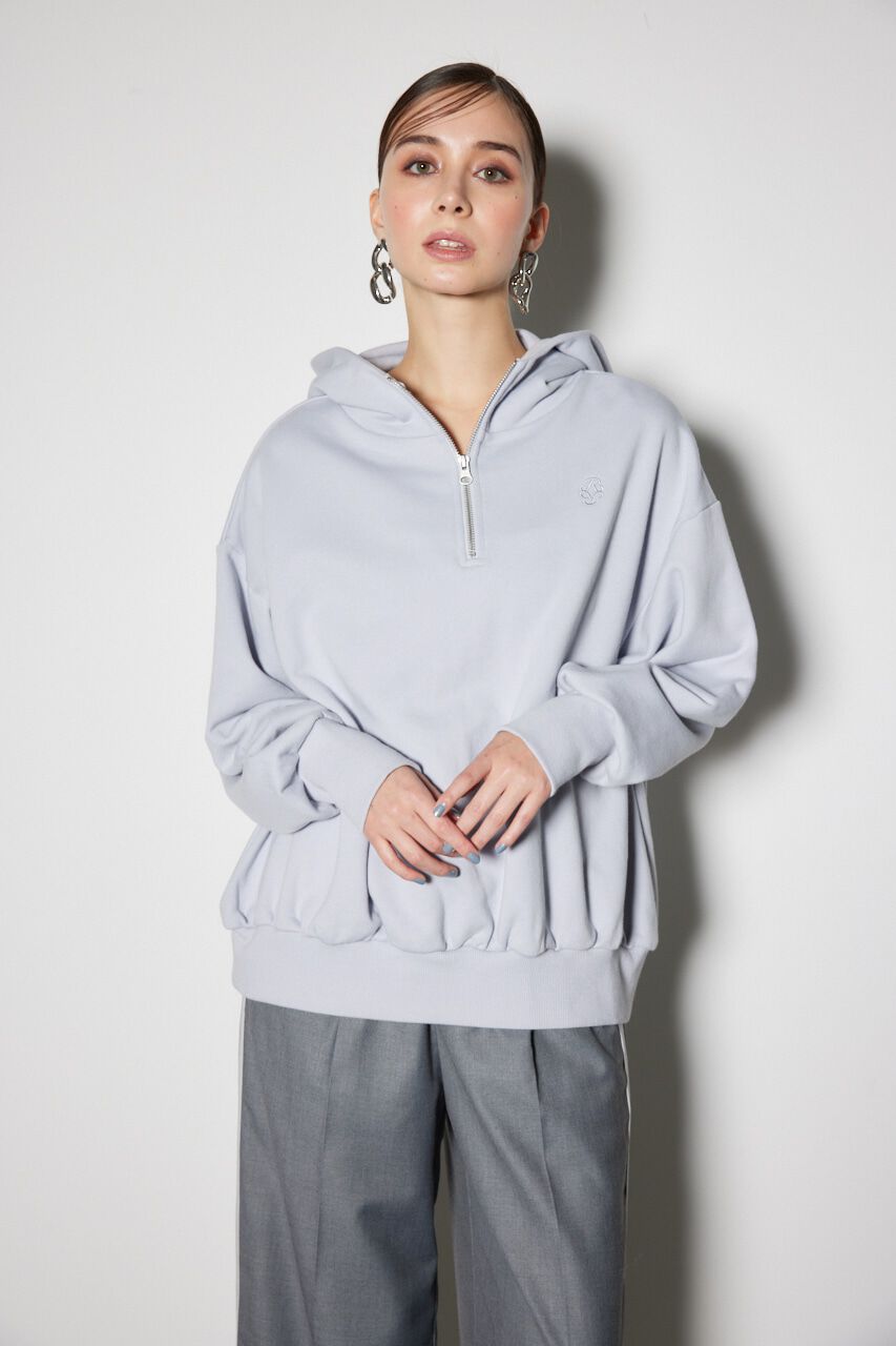 rienda「Bigパーカーロゴスウェットトップス」|Tシャツ・カットソー|