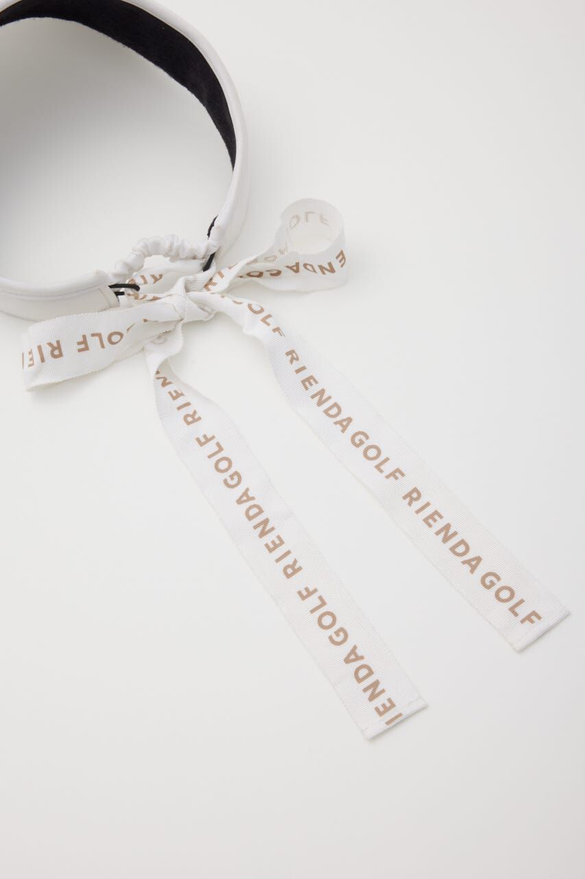 rienda「RRロゴリボン付きサンバイザー」|その他|